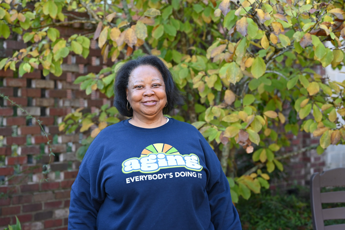 Aging... Everybody is Doing It Navy Crewneck